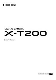 Fujifilm X T200 manual. Camera Instructions.